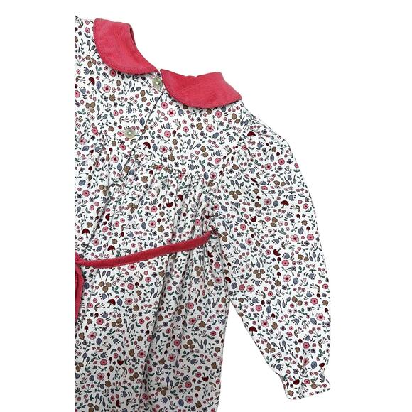 Marco & Lizzy Isabella Fall Baby Girl's Red Bloomer set NWT size 6 mo - Picture 5 of 9